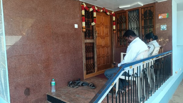 Lokayukta Raid On Madal Virupakshappa House at Channagiri