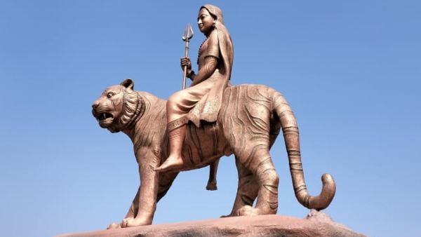 108 Feet Male Mahadeshwara Statue Constructed In Chamarajanagar