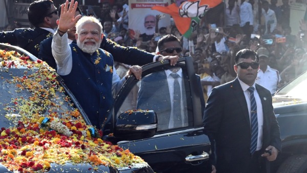 Rs 52 lakh Spent On Barricades For PM Narendra Modi’s Roadshow In Hubballi