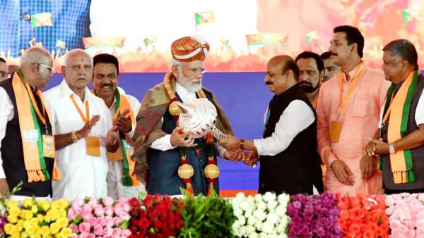 Modi appeals to bring back BJP government in Karnataka