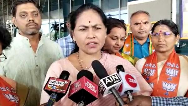 Insult for Uri Gowda, Nanje Gowda by JDS, Congress: Shobha Karandlaje