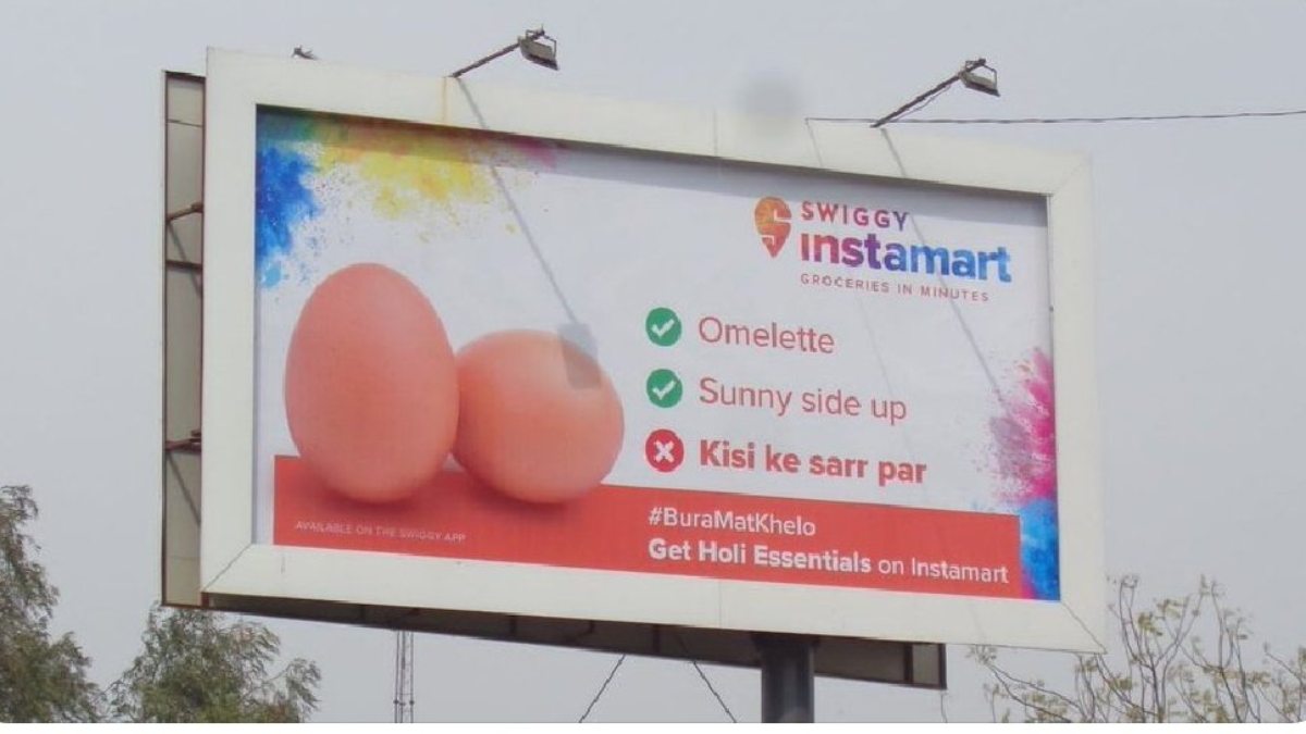 After the anti-Hindu criticism on Twitter, Swiggy cleared the egg ad of holi fest After the anti-Hindu criticism on Twitter, Swiggy cleared the egg ad of holi fest