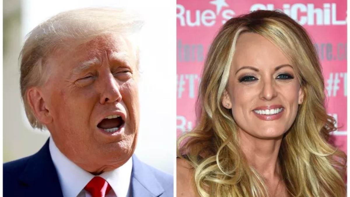 Former America President Donald Trump facing arrest fear in Stormy Daniels case Former America President Donald Trump facing arrest fear in Stormy Daniels case