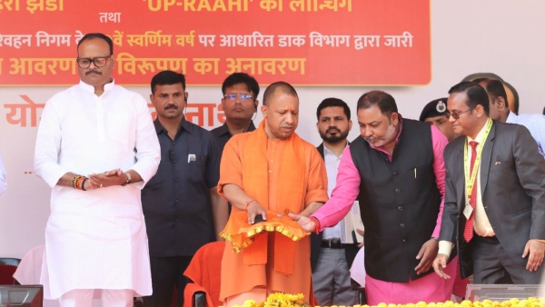 UP CM Yogi Flags off 115 Rajadhani Bus service for Public in Every District of Lucknow