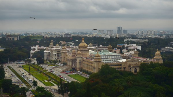 Offices in Vidhana Soudha remain locked up as government employees go on strike