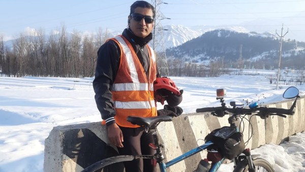 Dharwad: Kashmir-Kanyakumari cycle ride: New campaign for diabetes control by young man