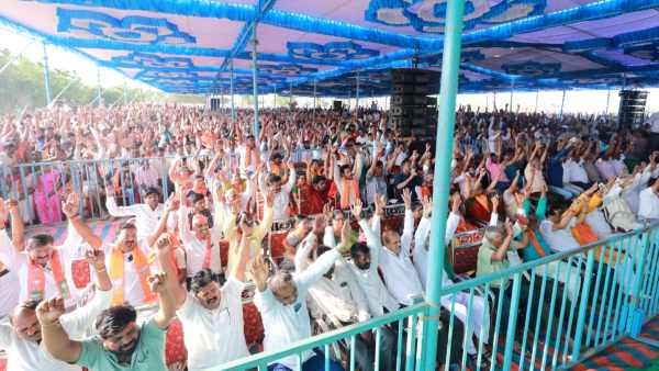 Amit Ahah Election Campaign At Davangere