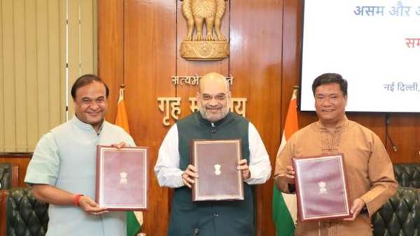 Assam-Arunachal 51-year border dispute ends: Both states sign MoU in presence of Amit Shah 