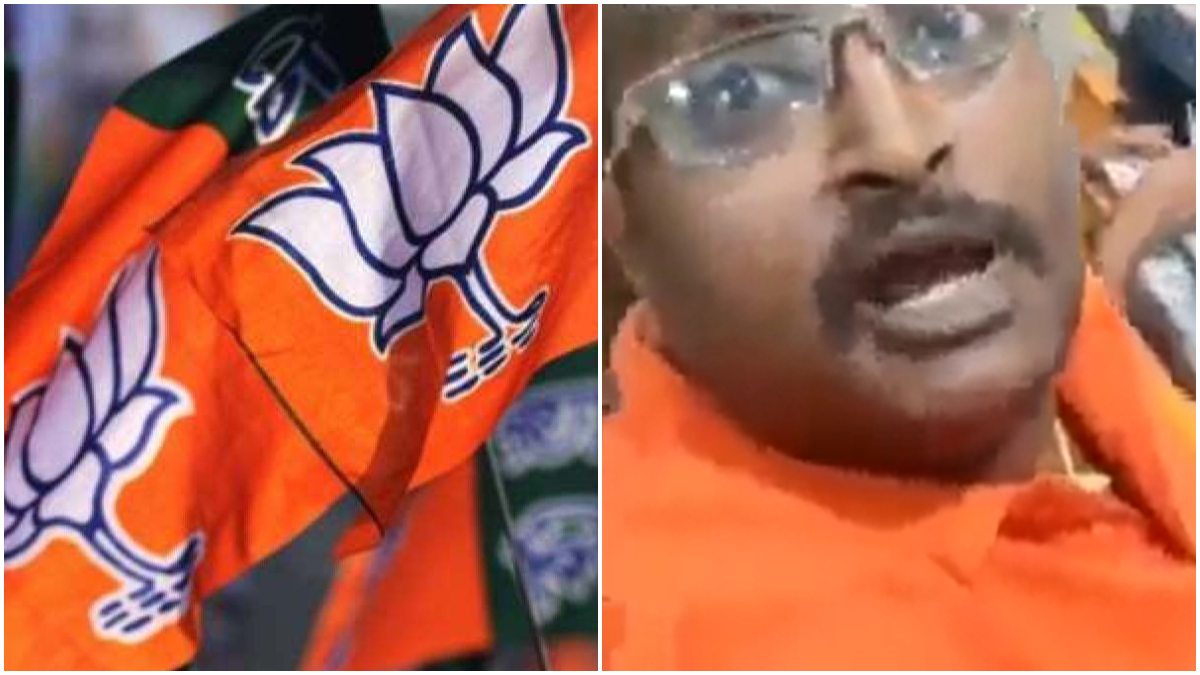 A BBMP Employee Is Urging Voters To Apply For A Voter Id Only If They Agree To Vote For BJP A BBMP Employee Is Urging Voters To Apply For A Voter Id Only If They Agree To Vote For BJP