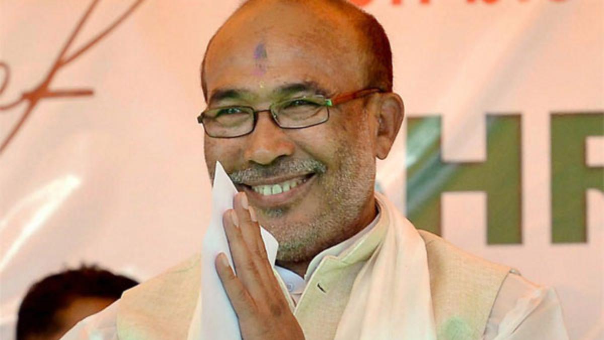 Fire at CM program venue- Ban on mass gatherings in Manipur, internet shutdown