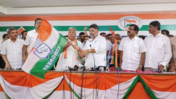 Karnataka Election 2023: DK Shivakumar Brings Previous Term Opposition Candidate To Congress