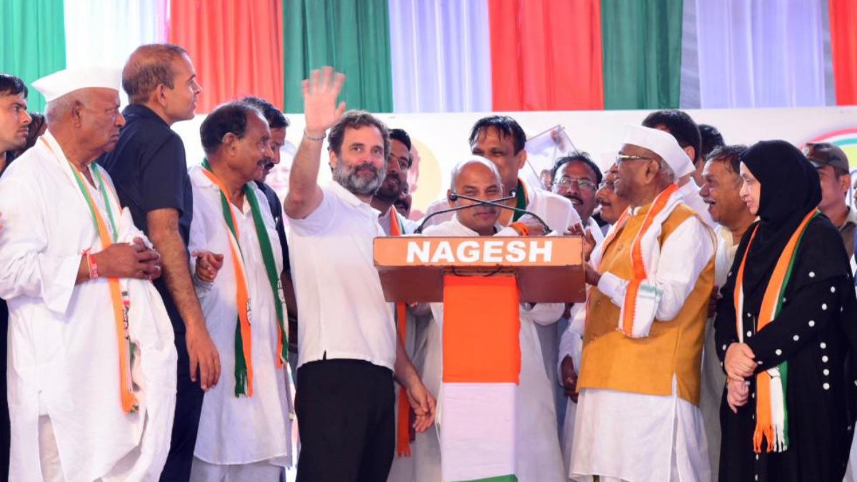 Karnataka Elections 2023: Rahul Gandhi promises Rs one crore to each village panchayat Karnataka Elections 2023: Rahul Gandhi promises Rs one crore to each village panchayat