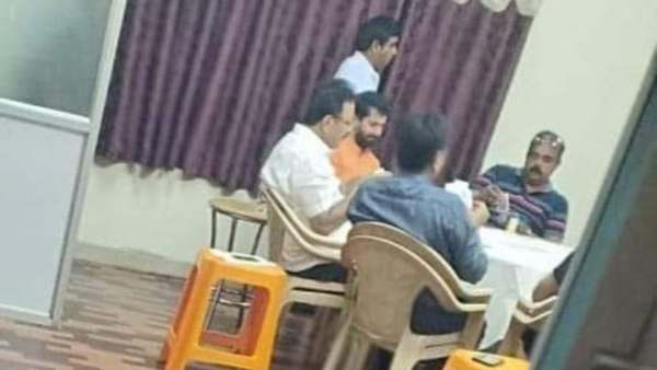 N Chaluvaraya Swamy Playing Cards with CT Ravi; Photo Goes Viral