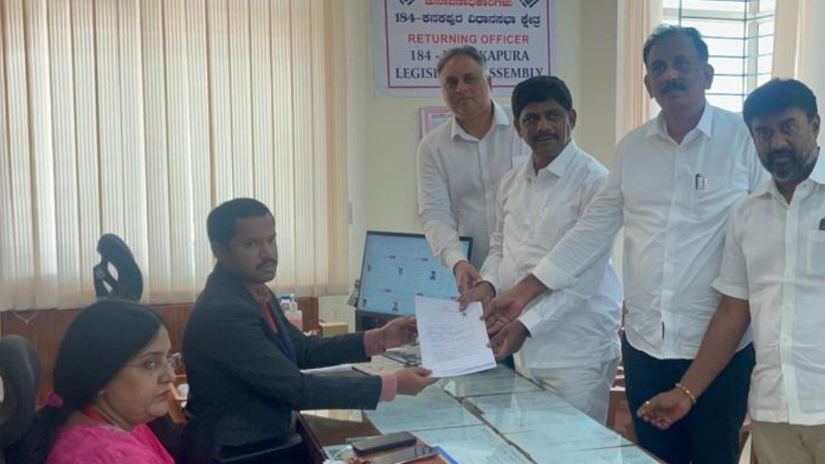 MP DK Suresh Files Nomination MP DK Suresh Files Nomination