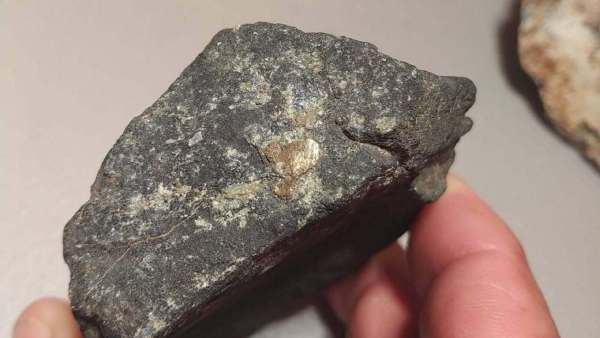 A Young Man Who Picked Special Stones From The Depths Of Pandavapura Thonnur Lake