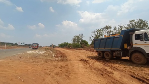 Finally Hubballi Dharwad Bypass Road Widening Work Started