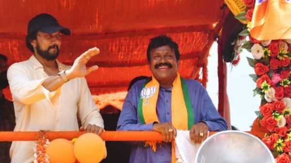 Assembly Elections 2023: Kichcha Sudeep Campaigned For BJP Candidates In Haveri District 