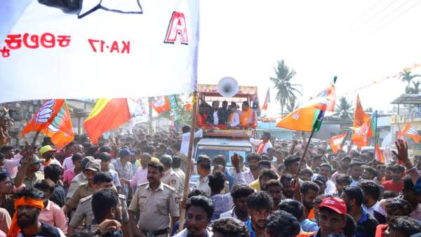 Actor Kiccha Sudeep Election Campaign at Davanagere