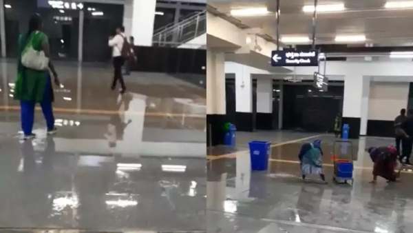 Waterlogging at New Metro Station Inaugurated by PM Modi 