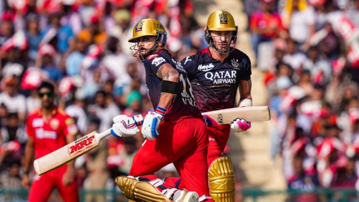 Virat Kohli and Faf Du Plessis Virat Kohli and Faf Du Plessis