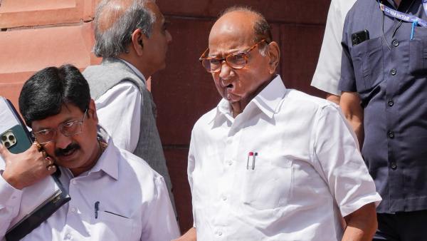 NCP leader Sharad Pawar defence of Adani Group through an interview 