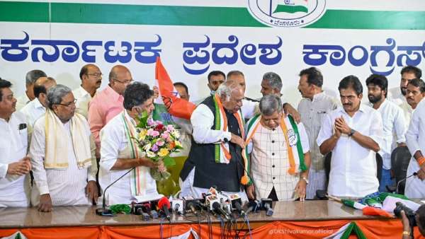 Jagadish Shettar Joined Congress AICC President Mallikarjun Kharge Press Conference 