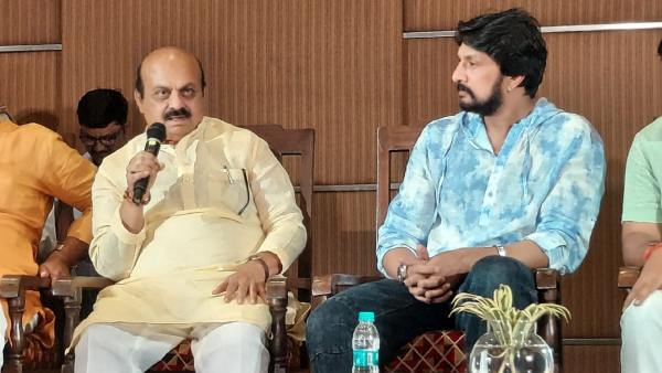 Kichcha Sudeep Is Campaigning For The BJP Along With Me Says CM Basavaraj Bommai