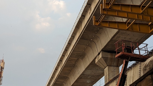 Bengaluru Challaghatta metro work 