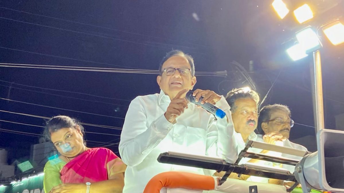 Dont believe double engine govts fake promises: Chidambaram appeals to people of Karnataka 