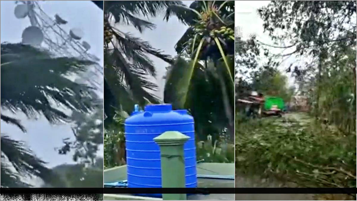 Cyclone Mocha: Scene of destruction in Bangladesh-Myanmar! Live video of telecom tower falling Cyclone Mocha: Scene of destruction in Bangladesh-Myanmar! Live video of telecom tower falling