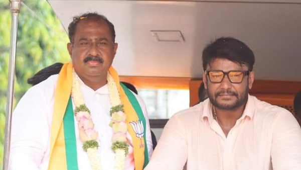 Sandalwood star Darshan did campaign in Bommanahalli constituency once again 