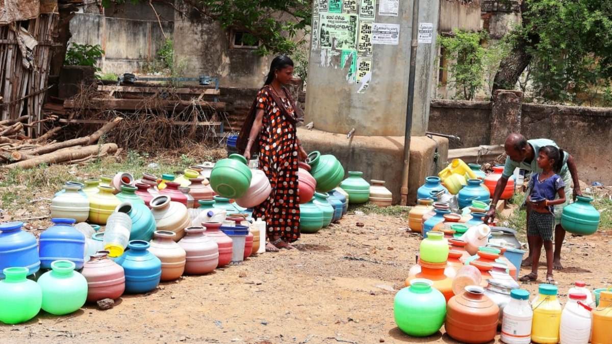 Drinking Water Scarcity In Hubballi Taluk Byahatti Village