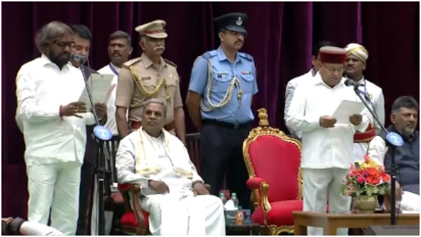 Karnataka Cabinet Expansion Live: ಕೆ.ವೆಂಕಟೇಶ್, ಎಚ್.ಸಿ.ಮಹದೇವಪ್ಪ, ಈಶ್ವರ ಖಂಡ್ರೆ ಪ್ರಮಾಣವಚನ