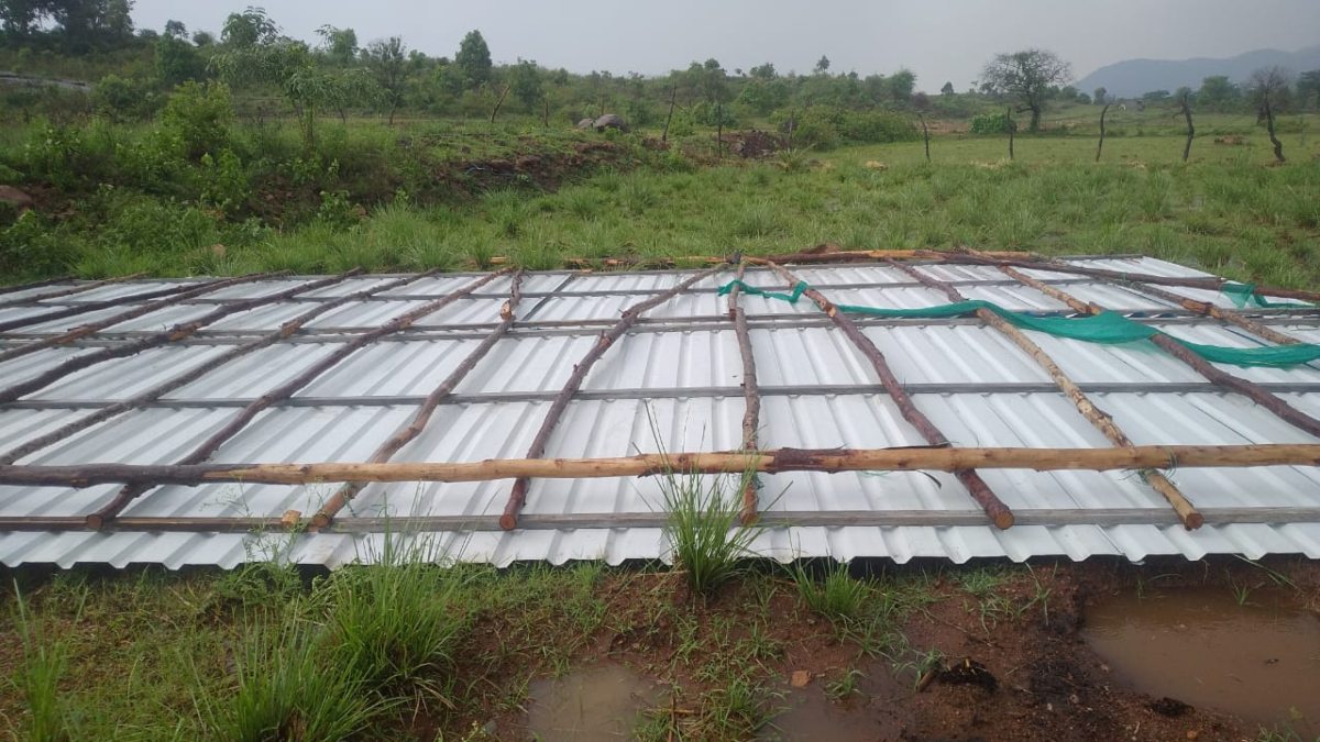 Heavy Rain Accompanied By Strong Winds That Lashed Chitradurga