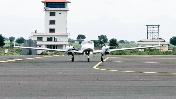 Night Flight Landing And Take Off At Kalaburagi Airport DGCA Approved 