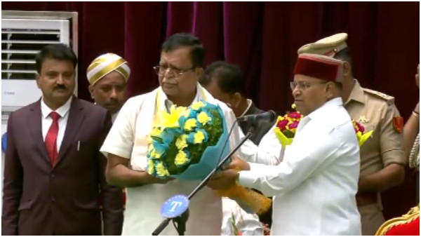 Karnataka Cabinet Expansion Live: ಭಾವುಕರಾಗಿ ಪ್ರಮಾಣವಚನ ಸ್ವೀಕರಿಸಿದ ಕೆ.ಎನ್‌.ರಾಜಣ್ಣ