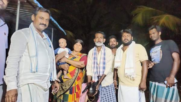 The Farmer Celebrated The Sheep Birthday At Chitradurga