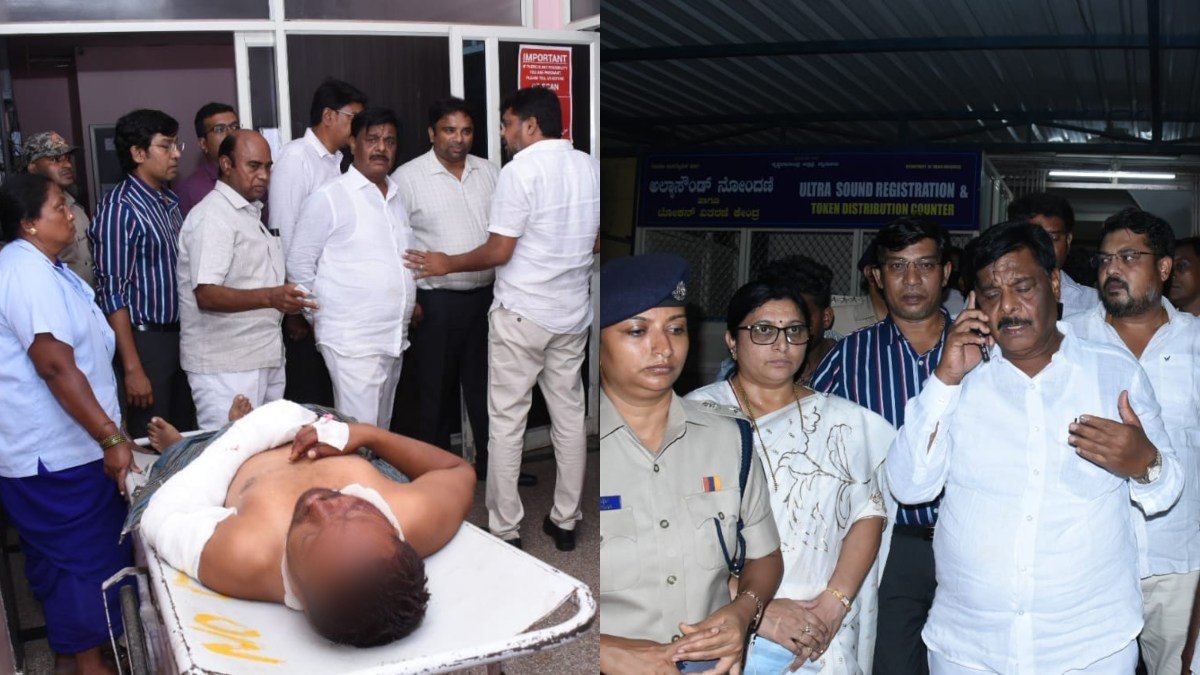 T Narasipura Accident: H.C.Mahadevappa inquired about healths injured in hospital T Narasipura Accident: H.C.Mahadevappa inquired about healths injured in hospital