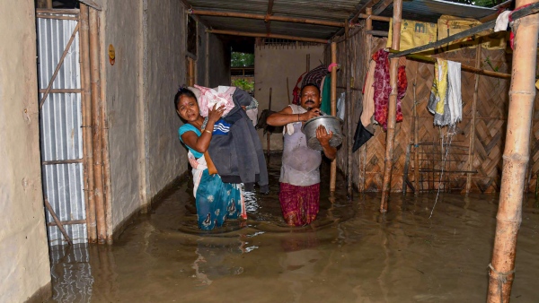 Heavy rains: 5 lakh people affected in 22 districts in Assam, one death 