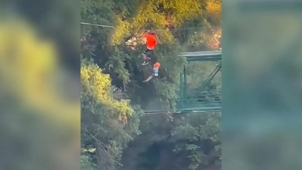 Boy falls from 40ft high zipline