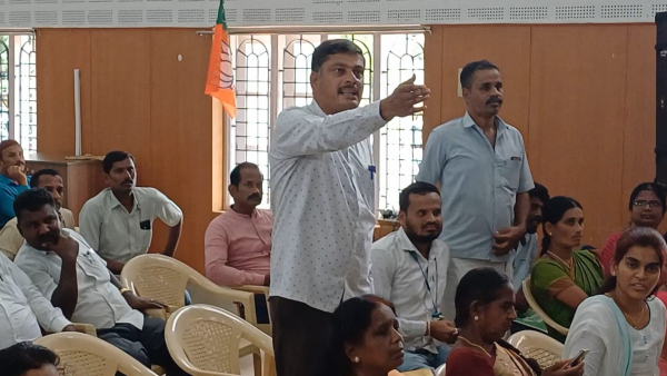 V.Somanna was defeated by party leaders: BJP Activists