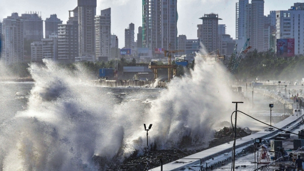 Cyclone Biparjoy near Gujarat 