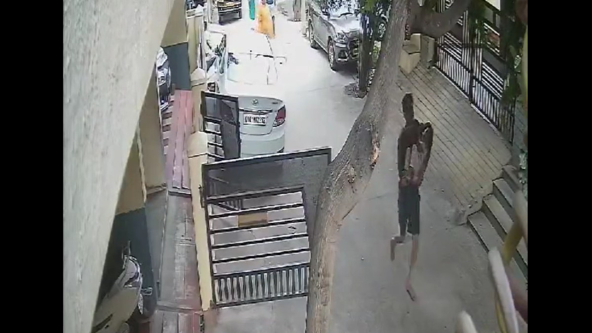 Dog attack on girl in Bengaluru, iron pillar collapsed in Hubballi - video