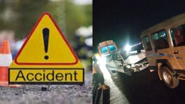 Accident between lorry and car in Dharwad Bypass Road: Three death 