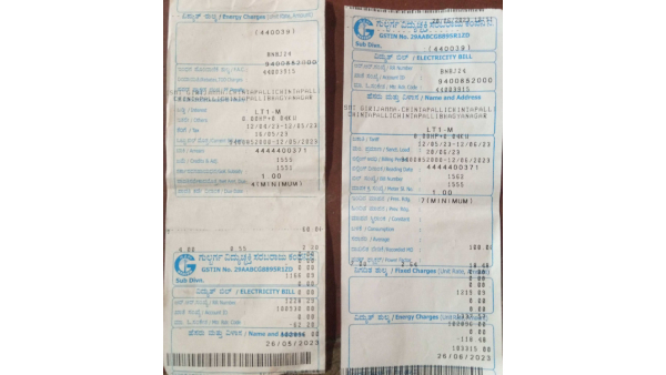 gescom Electricity Bill Of Rs 1 Lakh Leaves Koppal House Owner Shocked