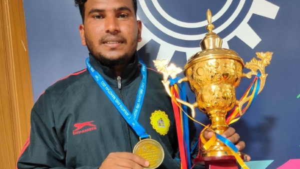 Koppal Volleyball Players Achievement In Janjatiya Khel Mahotsav