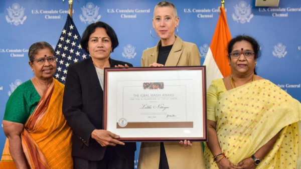 Chennai Based Child Rights Advocate Lalitha Natarajan Wins Iqbal Masih Award