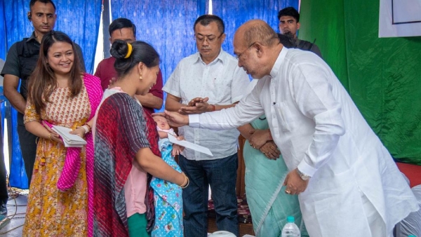 Manipur CM Resignation letter torn