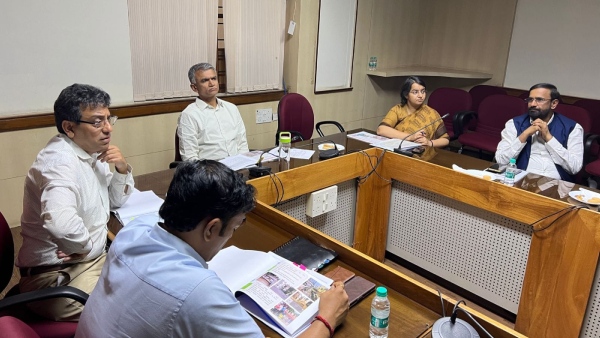Garland And Momentum In Meetings Minister Krish Byre Gowda Note 