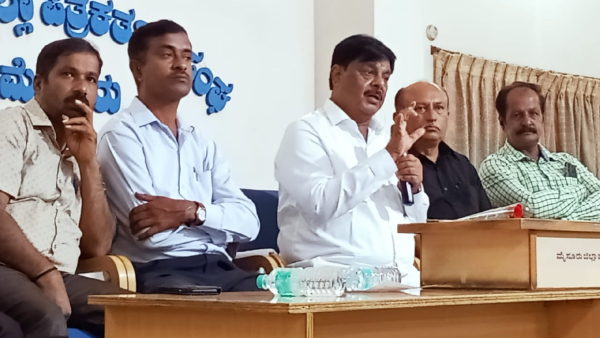 Minister of State for Social Welfare HC Mahadevappa